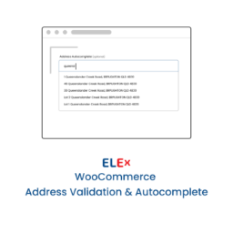 ELEX WooCommerce Address Validation &amp; Google Address Autocomplete Plugin