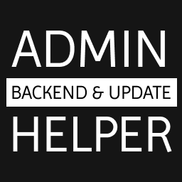 Admin Backend and Update Helper