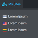 Admin bar languages