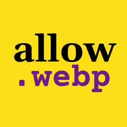 Allow Webp image