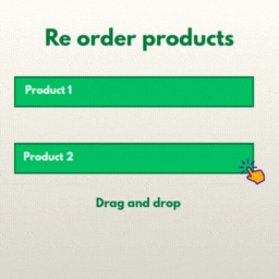 ALÔDev – Product Reorder by Category