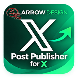 Arrow Design Post Publisher for X