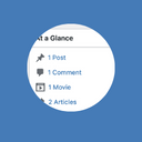 At A Glance Widget Plus