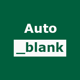 Autoblank for link