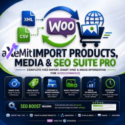 aXeMit Import Products, Media &amp; SEO Suite for WooCommerce