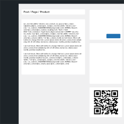 Post QR Code Link