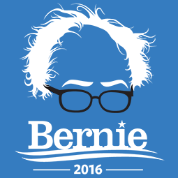 Feel the Bern Badge for Bernie Sanders