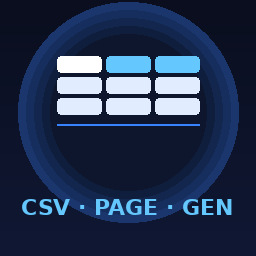 Bitbetrieb CSV Page Generator