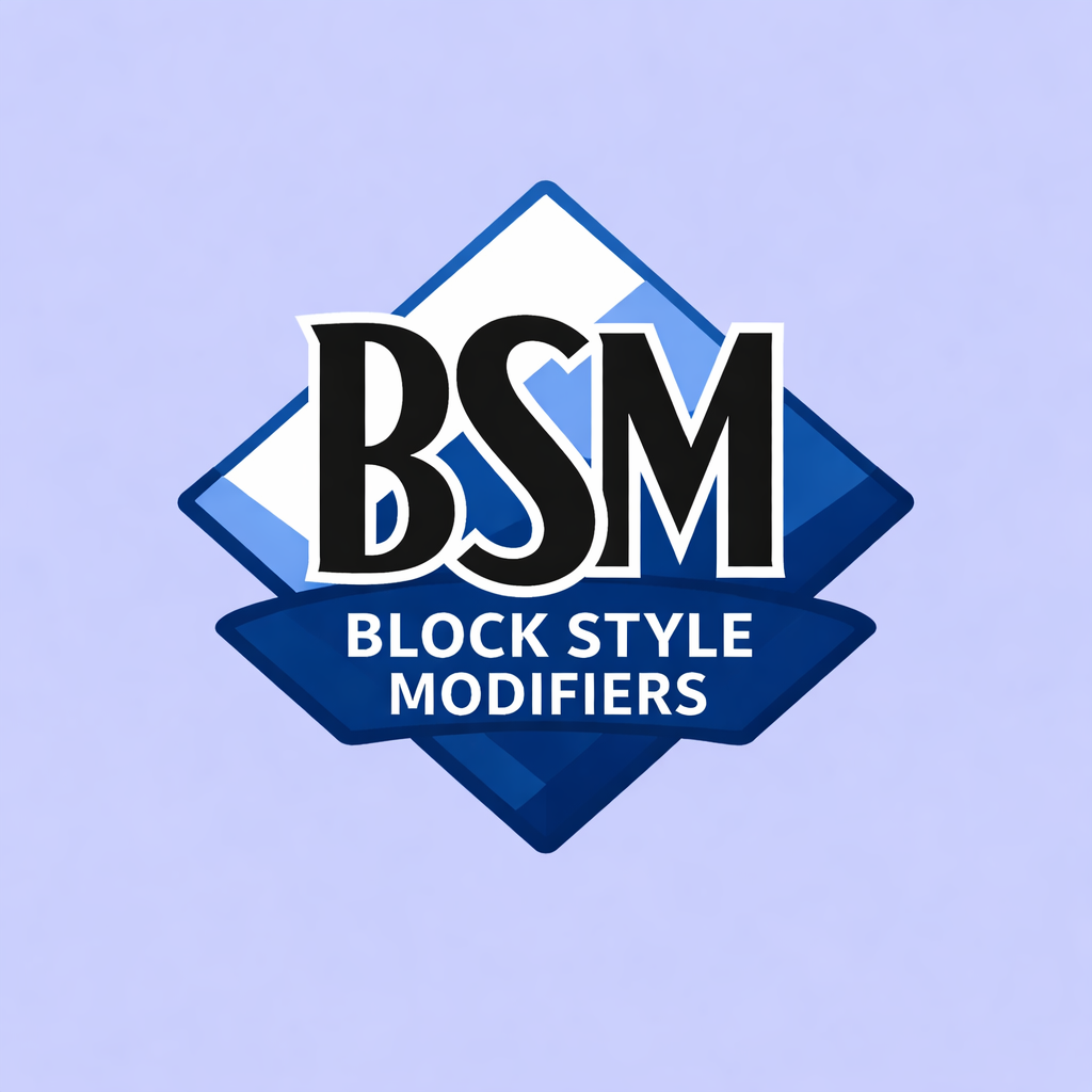 Block Style Modifiers