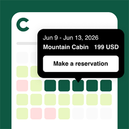 Cabintale Booking Calendar