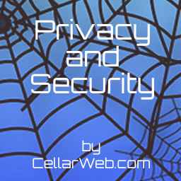 CellarWeb Privacy and Security Options