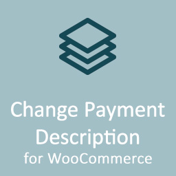 Change Payment Description for WooCommerce