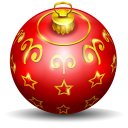 Christmas Ball on Branch