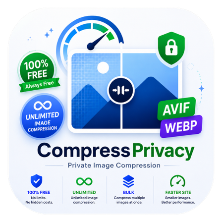CompressPrivacy – Local Image Compression to WebP &amp; AVIF