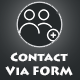 Contact via form