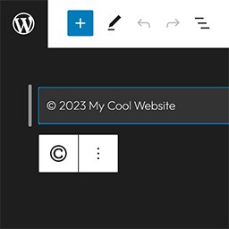 Copyright Footer