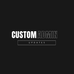 Custom Admin Update