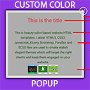 Welcome Popup