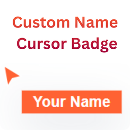 Custom Name Cursor Badge
