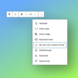 Custom Text Formats