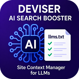 Deviser AI Search Booster – Site Context Manager for llms