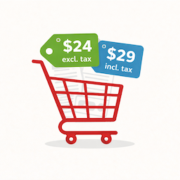 DL Inclusive &amp; Exclusive Tax Prices