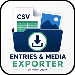 Entries &amp; Media Exporter by Naren Jadav