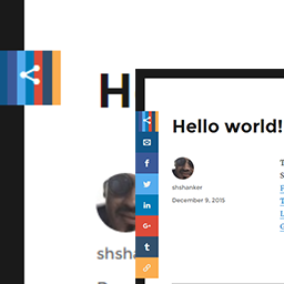 Floating Social Share Bar (Lizard)
