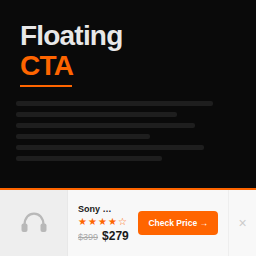 Floating CTA – Sticky Product Bar for Affiliate &amp; Review Sites