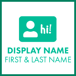 Force First and Last Name as Display Name