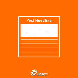 Gosign – Post Teaser Block