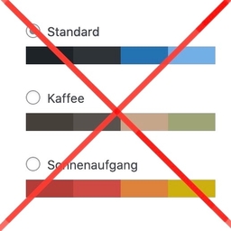 Hide color options
