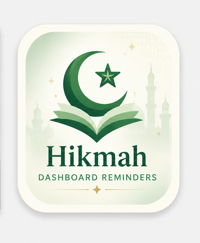 Hikmah Dashboard Reminders