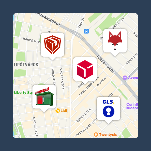 Csomagpontok és Címkék WooCommerce-hez