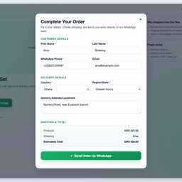 Instant Chat Checkout