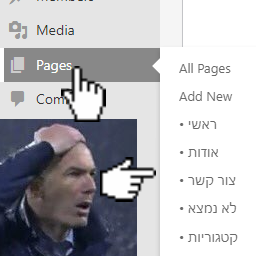 ITG Admin Hover Menus