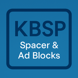 KBSP Spacer &amp; Ad Blocks