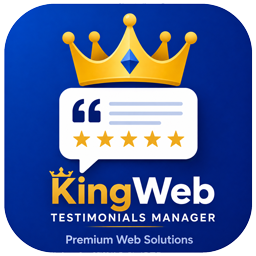 KingWeb Testimonials Manager
