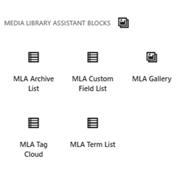 Media Library Assistant Blocks