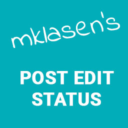 mklasen's Post Edit Status