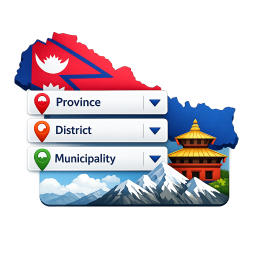 Nepal Dependent Address Dropdown