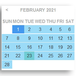 Orders Date Filter