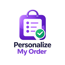 Personalize My Order