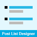 Post List Designer – Category Post, Recent Post, Post List
