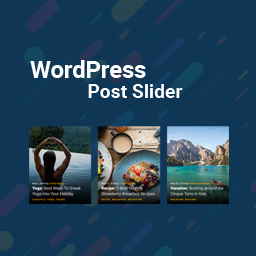 Post Slider – WordPress Responsive Post Slider &amp; Post Carousel