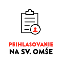 Prihlasovanie na sväté omše
