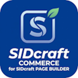 Sidcraft Commerce for Sidcraft Page Builder