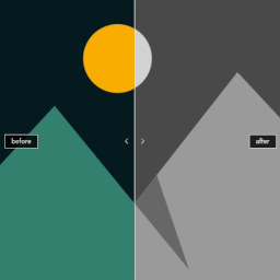 Simple Before After Image Slider