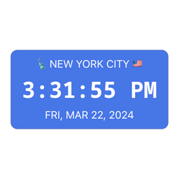 Simple Digital Clock 🕒