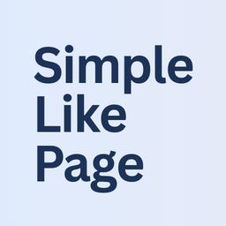 Simple Like Page Plugin – Fast &amp; Privacy-Friendly Page Embeds